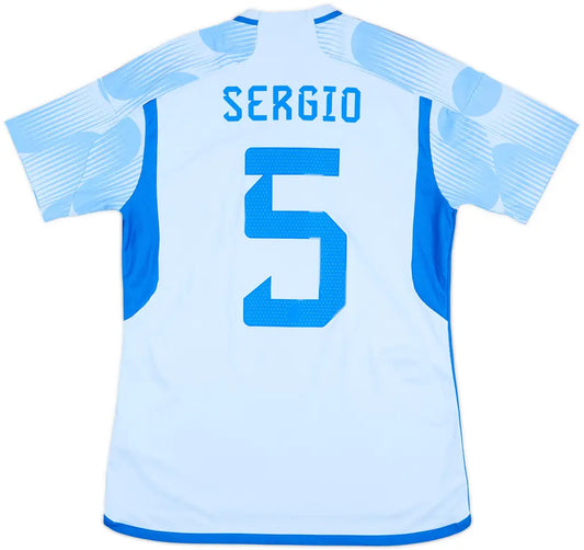 2022–23 SPAIN AWAY SHIRT – SERGIO #5