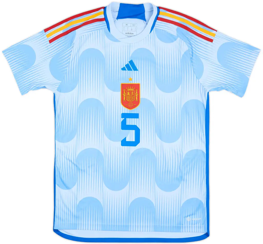 2022–23 SPAIN AWAY SHIRT – SERGIO #5